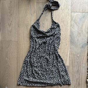 American Eagle Daisy Print Mini Dress NWT Size M Y2K Cottagecore Floral